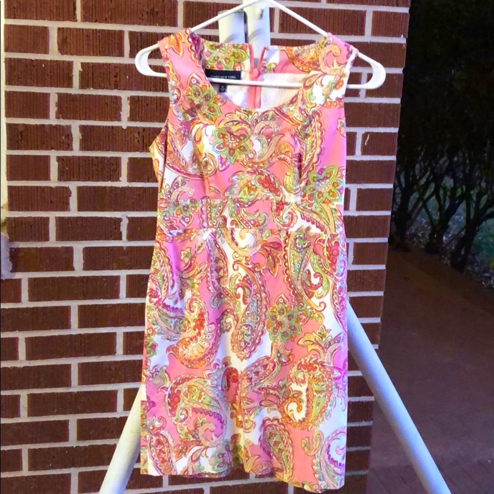 ADORABLE PAISLEY TAILORED DRESS